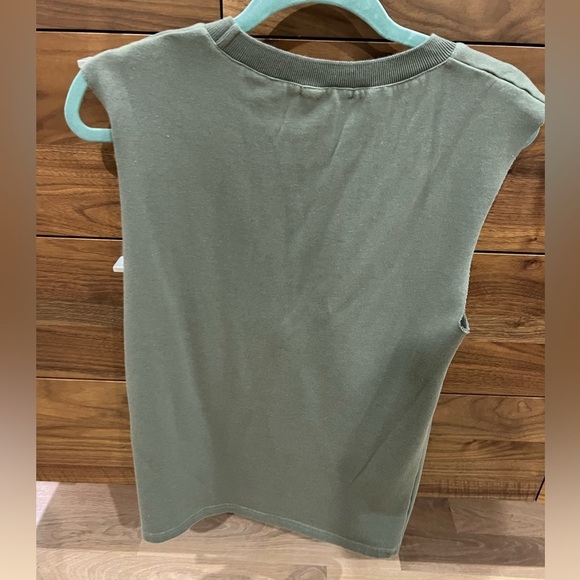 Front row shop green thick tank - Picture 3 of 3